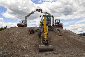 Machine Excavators Tractor