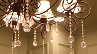 Hanged Gold chandelier