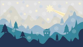 snow cute card