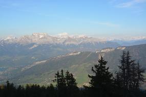 Mountain Scenery Picture Hazy
