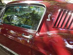 Mustang Red Chrome