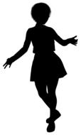 alpha mask silhouette woman girl
