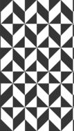 Black and white pattern with shapes, clipart