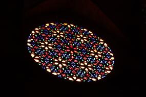 Colorful glass Window Church