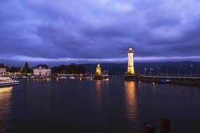 Lindau Lake Constance Harbour