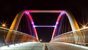 Bridge Architecture Lights at night