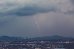 Lightning Storm Clouds landscape