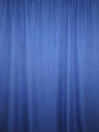 blue Curtain Fold Window Decoration