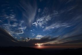 Sunset Nature Panoramic