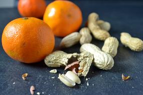 peanuts and oranges