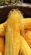 Sweet delicious boiled corn
