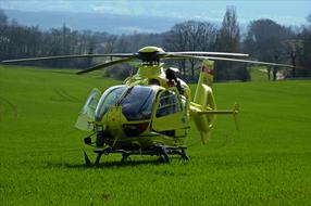 Helicopter Field Grass