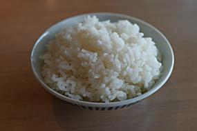 cooked rice in a bowl