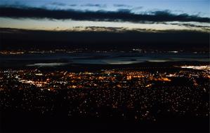 Night city Sky Clouds