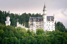 Architecture Palace Tower in Bavaria