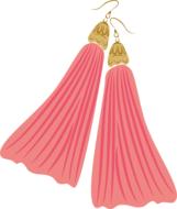 Decorations in the form of tassels