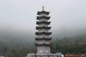 Tower Building foggy