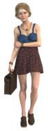 profession officer woman briefcase