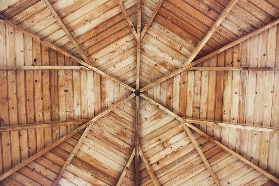 Wooden Furniture roof in Architecture
