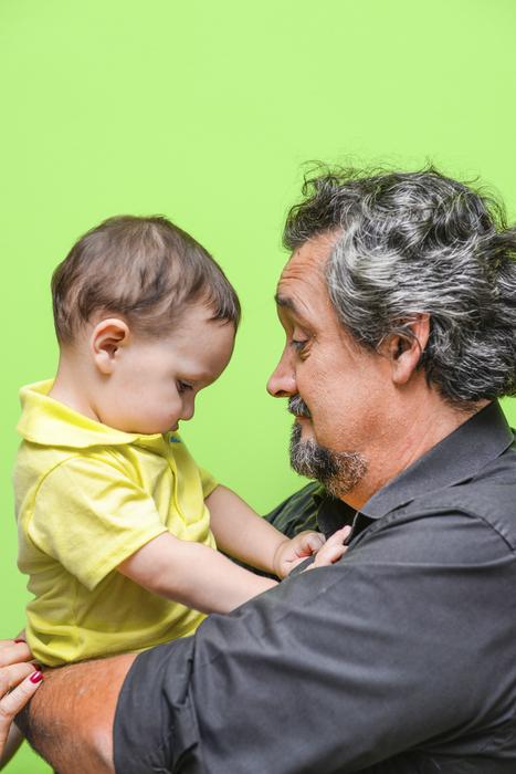 Man Old and baby