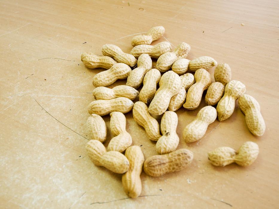 Peanut snacks on the table
