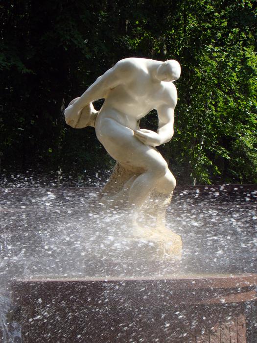 The Statue Fountain Spatter