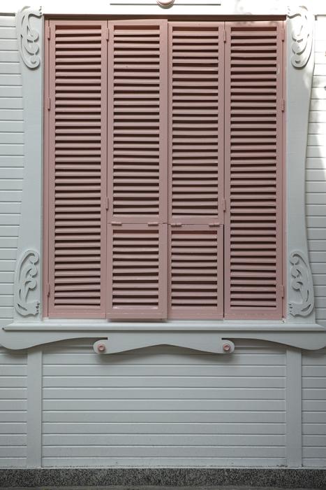 Pink Wood Door
