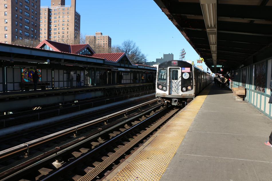 Metro Train at City New york