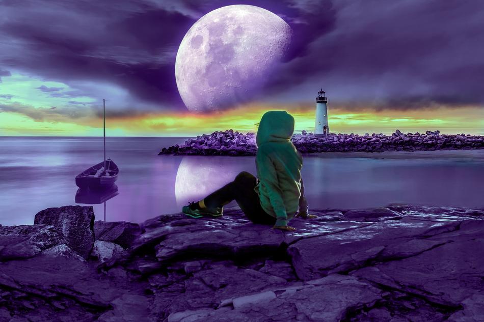 dreamscape by the lighthouse