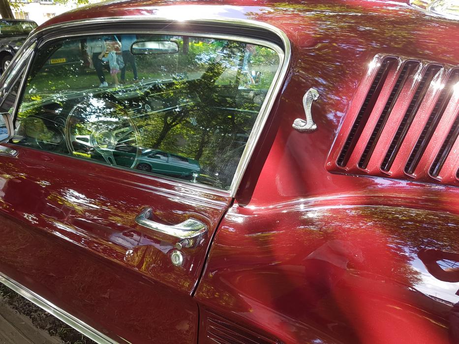 Mustang Red Chrome
