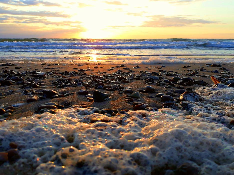 Spray Beach at Sunset