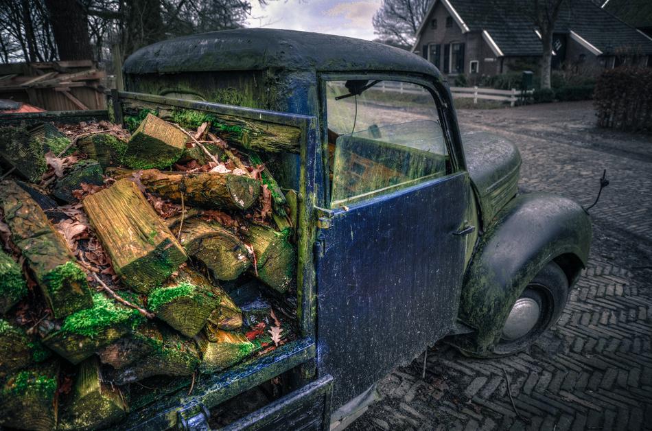 Wood Truck Old