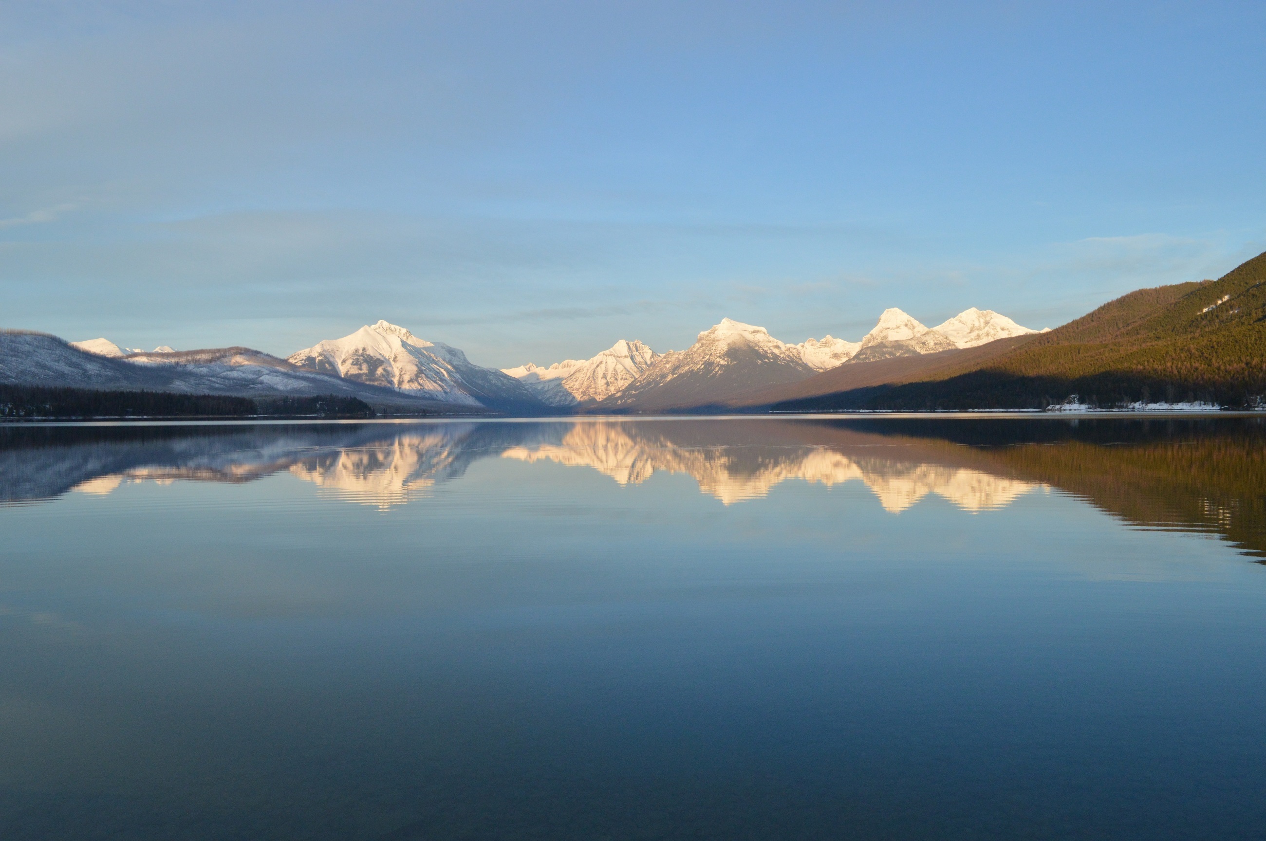 Lake Mcdonald Landscape Mountains free image download