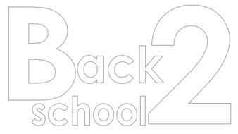 back2school logo words