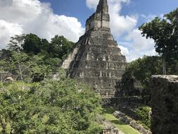 ancient Mayan citadel Ruins, Guatemala, Tikal