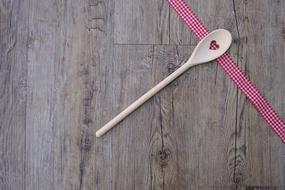 wooden spoon with a heart