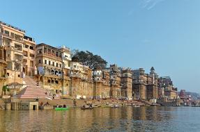 India Varanasi Ghat
