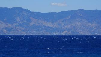 mountain lake lake sea view