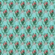 decorative floral antique vintage pattern