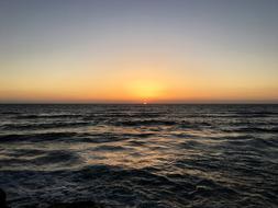 Sunset Tel Aviv Sea