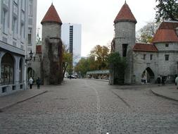 city gate in Viru, Estonia