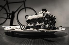 dark piece of cake