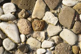 cute beach rocks under the sun
