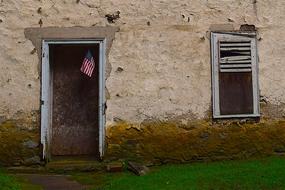 House Abandoned Flag