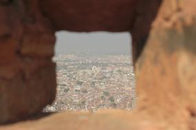 India City Jaipur Aerial view