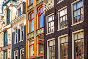 colorful House Facade in Holland