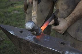 forge iron outdoors