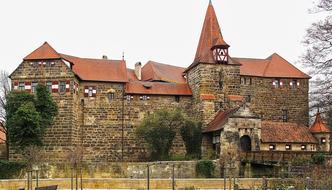 Moated Castle Gatehouse Tower