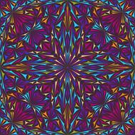 kaleidoscope triangle curved background