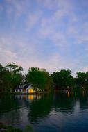 House Lake at Evening